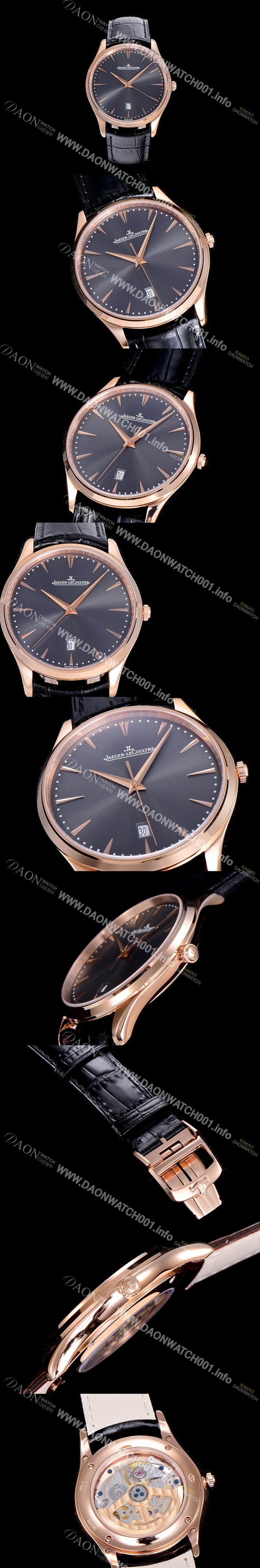 홍콩명품 [예거르꿀뜨르]남성용 마스터 울트라 씬 데이터 40미리 오토매틱 그레이다이얼 JAG76596