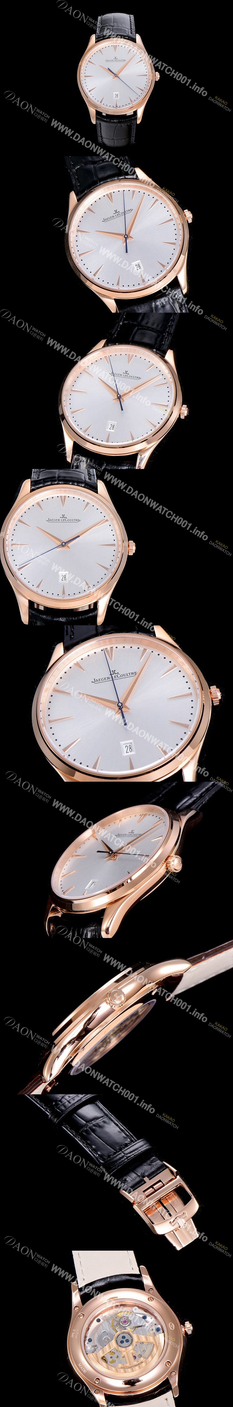 홍콩명품 [예거르꿀뜨르]남성용 마스터 울트라 씬 데이터 40미리 오토매틱 실버다이얼 JAG23140