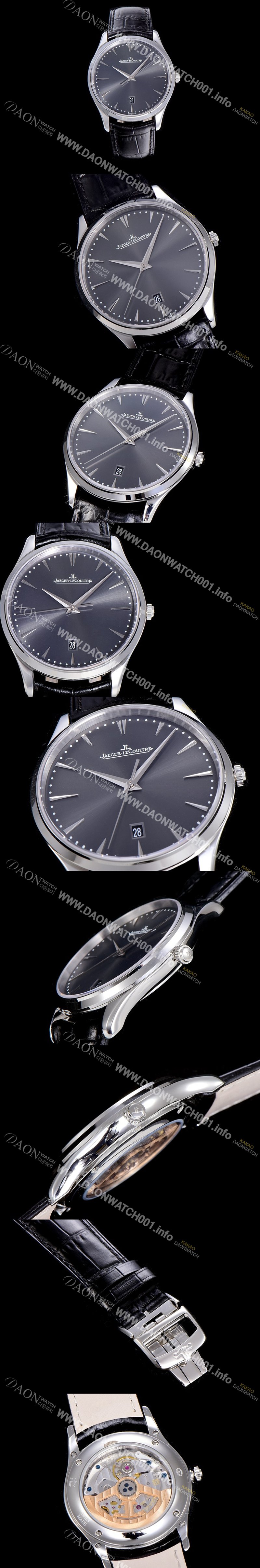 홍콩명품 [예거르꿀뜨르]남성용 마스터 울트라 씬 데이터 40미리 오토매틱 그레이다이얼 JAG99584