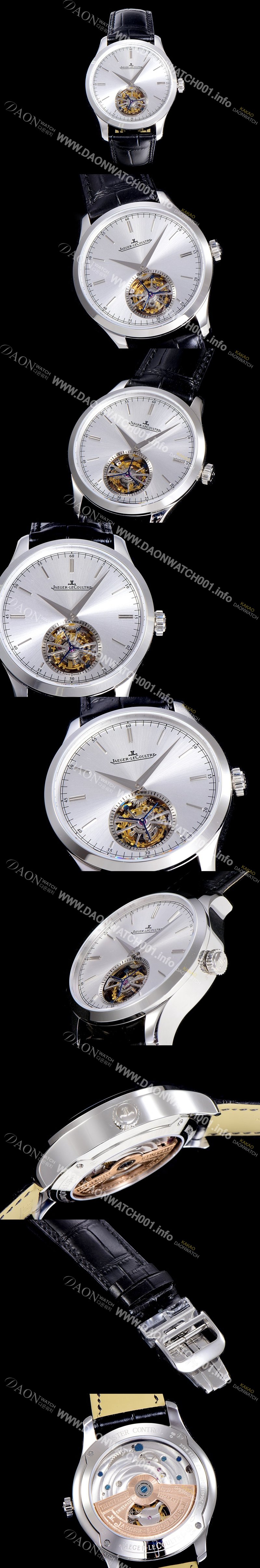 홍콩명품 [예거 르꿀르뜨]남성용 마스터 그랜드 트랜디션 투어빌론 수동/기계식 42미리 실버다이얼 JAG79960