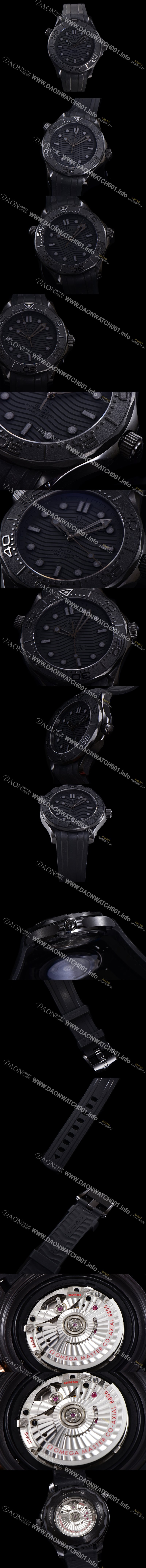 홍콩명품 [오메가] 남성용 1:1수제공정형 씨마스터 다이버 300M 210.92.44.20.01.003 코-액시얼 마스터 Cal.8806 크로노메터 43.5mm 세라믹 제질 블랙다이얼 OMG20174