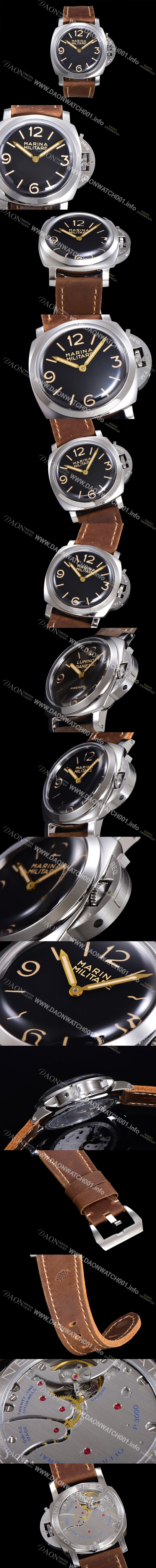 홍콩명품 [파네라이] 남성용 루미노르 PAM00673 블랙 다이얼 47mm 오토매틱 수동형 무브먼트 PAN4830