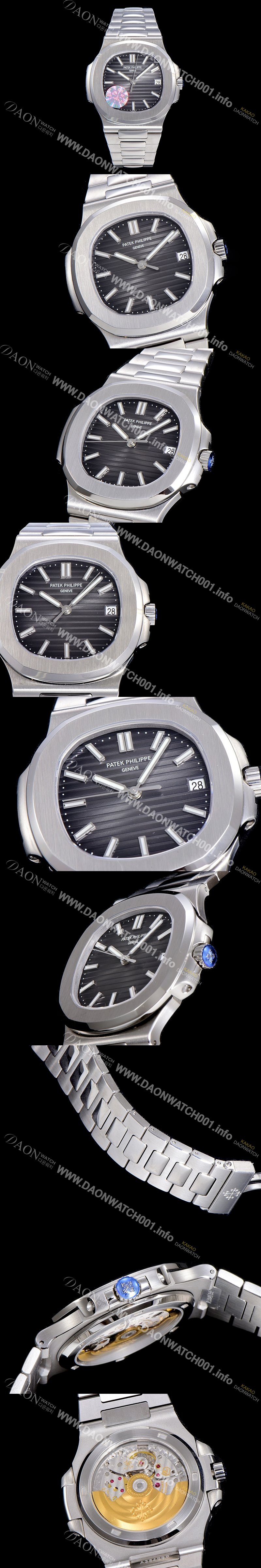 홍콩명품 [파텍필립]남성용 최신! 노틸러스 5711G  Cal.324 S C 타입무브 오토매틱 40mm 메탈줄 그레이다이얼 PAT87221