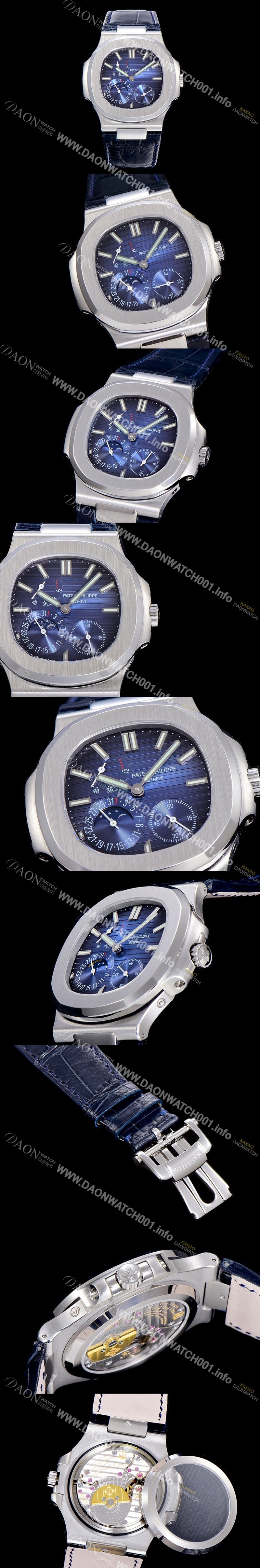 홍콩명품 [파텍필립]남성용 노틸러스 오토매틱 스틸 40미리 블루다이얼 PAT91730