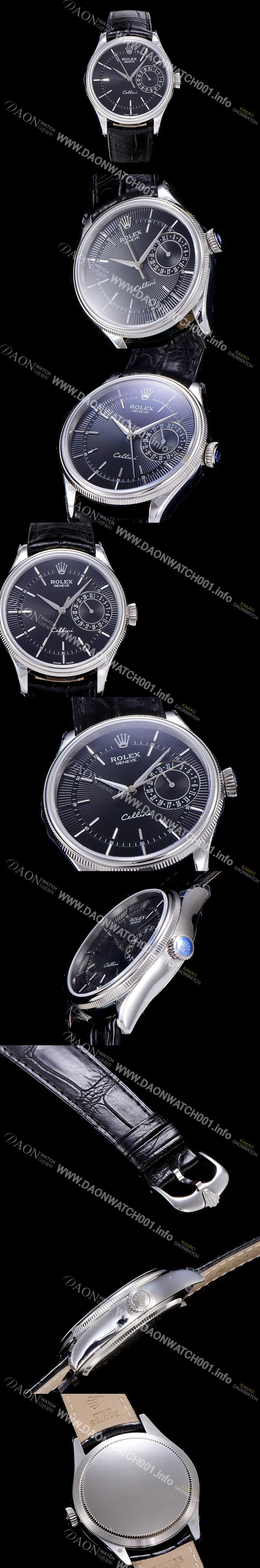 홍콩명품 [로렉스]남성용 셀리느 데이트 39mm 오토매틱 Cal.3165 화이트다이얼 ROL94842