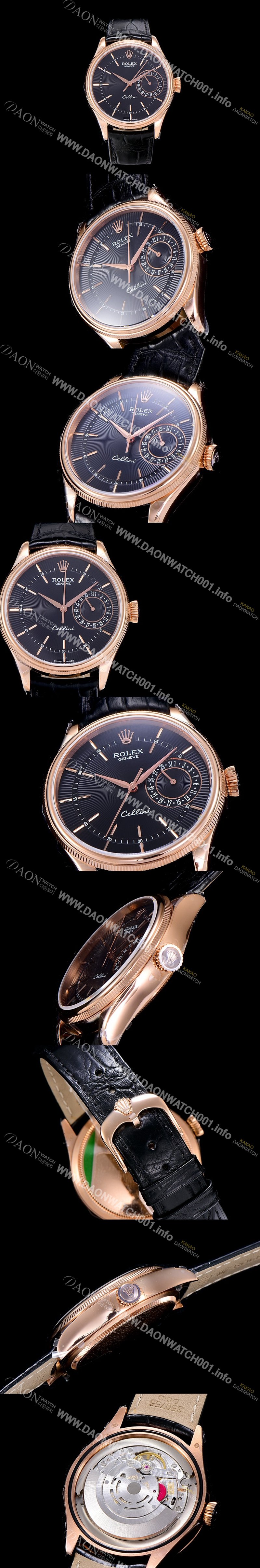 홍콩명품 [로렉스]남성용 셀리느 데이트 39mm 오토매틱 Cal.3165 화이트다이얼 ROL58205