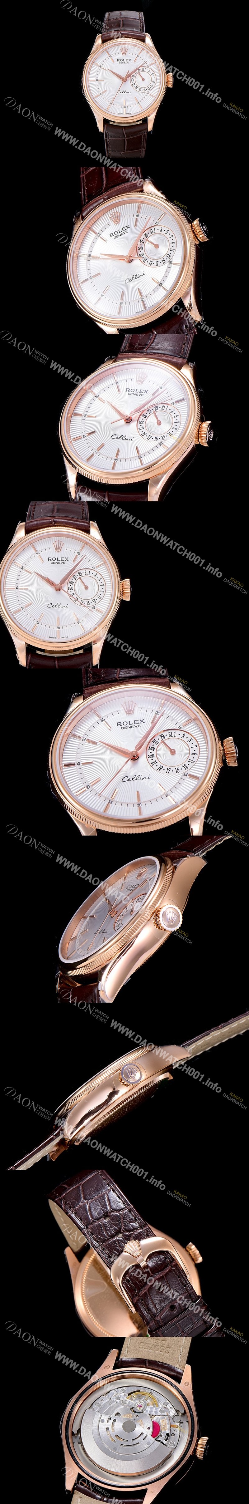 홍콩명품 [로렉스]남성용 셀리느 데이트 39mm 오토매틱 Cal.3165 화이트다이얼 ROL49902