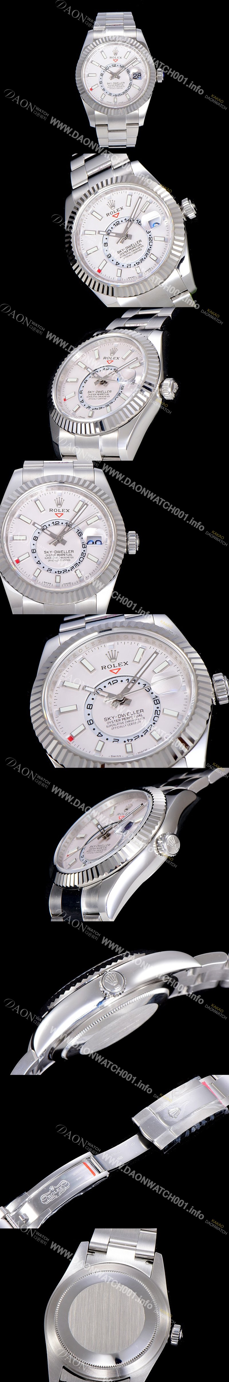 홍콩명품 [로렉스]남성용 스카이더웰러 오이스터퍼페츄얼 39미리 오토매틱 화이트다이얼 ROL78799