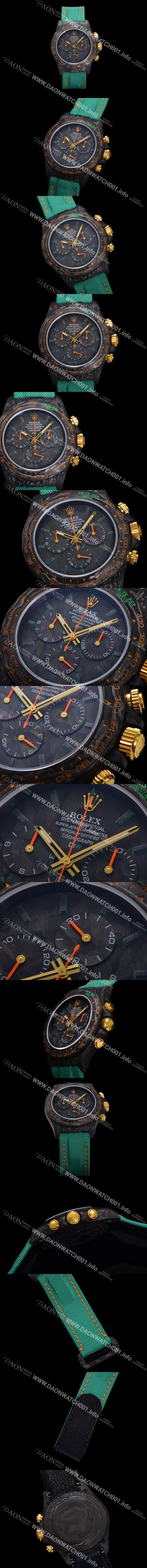 홍콩명품 [로렉스] 남성용 데이토나 DIW 포지드카본 커스텀 40미리 크로노그래프 오토매틱 Cal.4130 무브먼트 블랙 다이얼 ROL79688