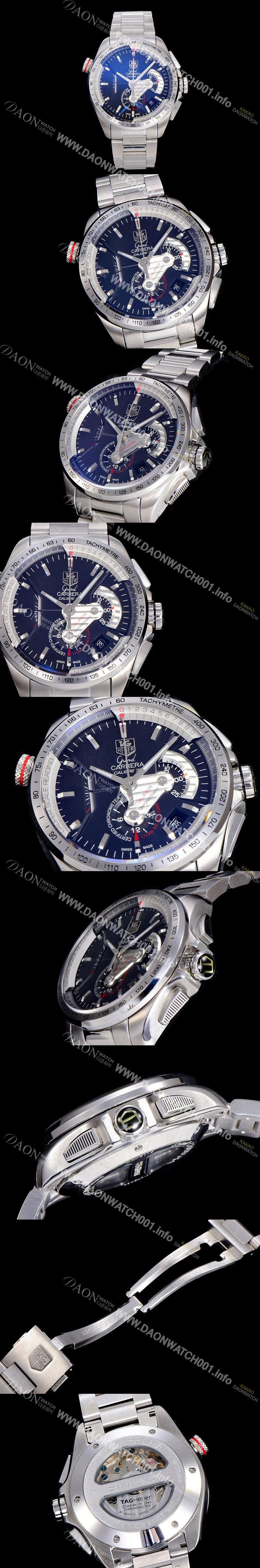 홍콩명품 [태그호이어] 남성용 그랜드 까레라 칼리버 RS2 칼리버 크로노그래프 TAG4200