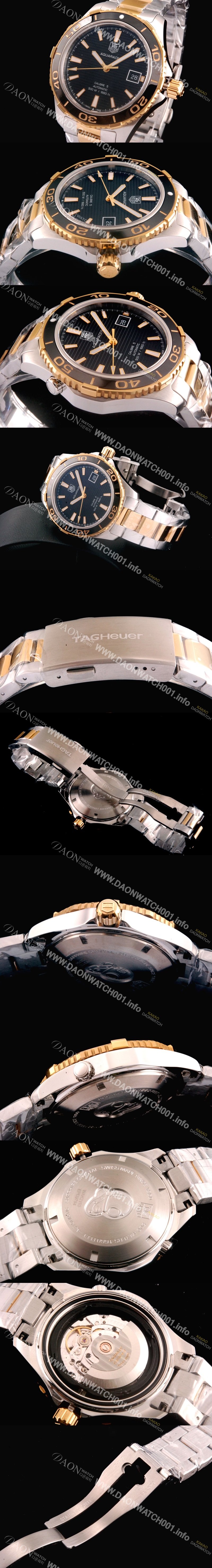 홍콩명품 [태그호이어] 남성용 아쿠아레이서 블랙 다이얼 41mm TAG0400