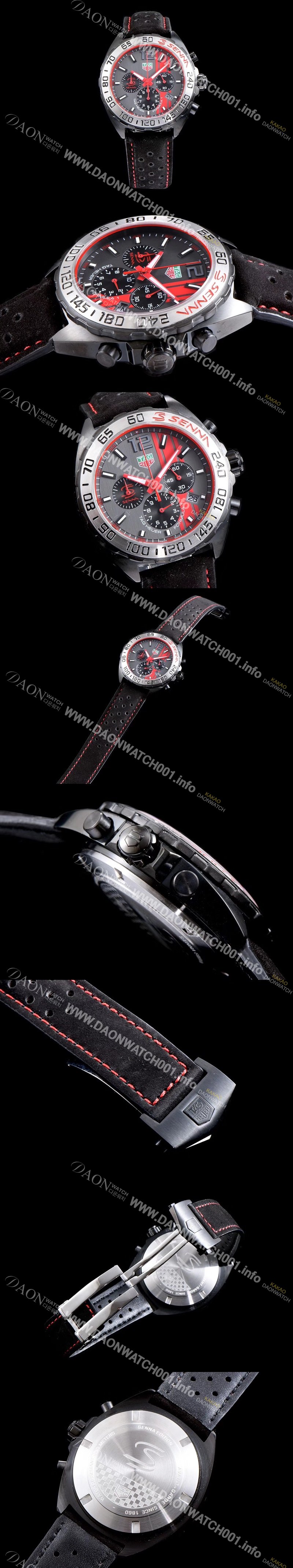 홍콩명품 [태그호이어] 남성용 포뮬러F1 CAZ1019 시리즈 특별판 출시!! 크로노그래프 그레이 레드 다이얼 블랙 서브 다이얼 일본 수입산 VK 쿼츠 무브먼트 TAG0121