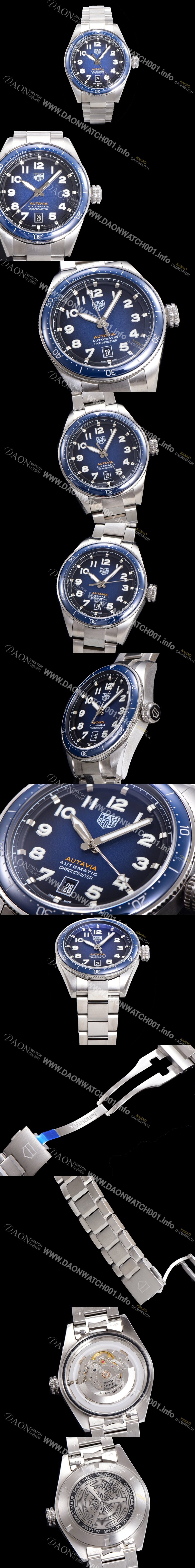 홍콩명품 [태그호이어] 남성용 오타비아 WBE5116 베스트에디션 오토매틱 42미리 블루다이얼 TAG73814