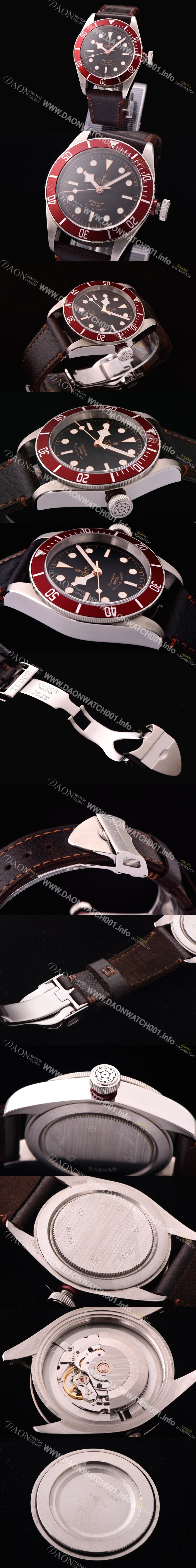 홍콩명품 [튜더] 남성용 헤리티지 블랙베이 브레이슬릿 블랙다이얼 TUD4203