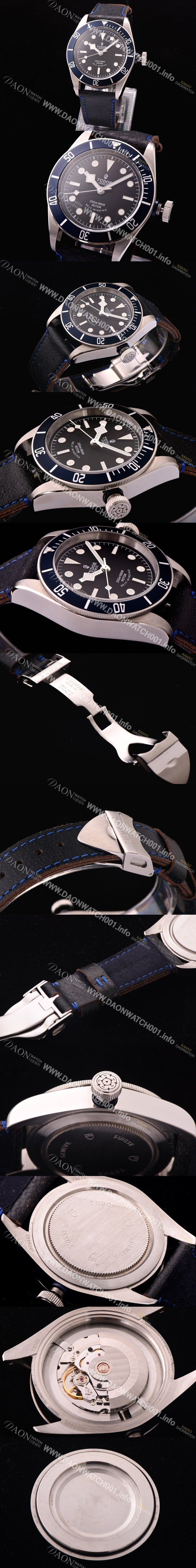 홍콩명품 [튜더] 남성용 헤리티지 블랙베이 브레이슬릿 블랙다이얼 TUD4200