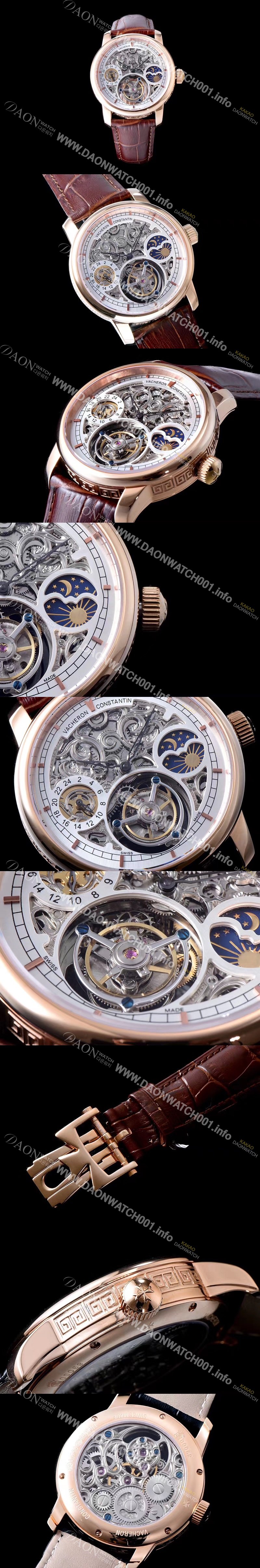 홍콩명품 [바쉐론콘스탄틴] 남성용 메티에 다르 스타일 투어빌론 무브먼트 VAC0400
