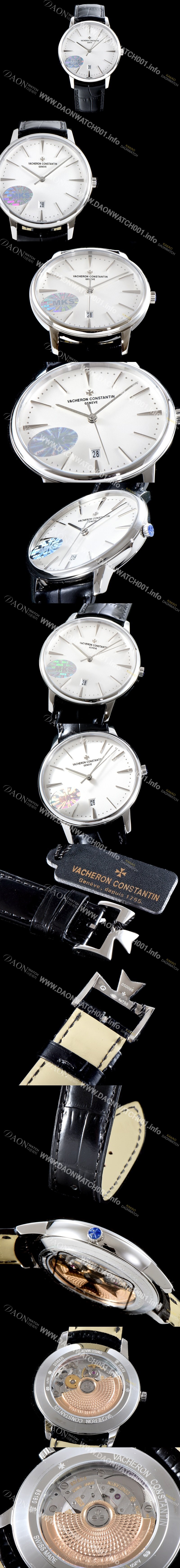 홍콩명품 [바쉐론콘스탄틴] 남성용 패트리모니 85180/000G-9230 셀프 와인딩 드레스 워치!! 화이트 다이얼 오토매틱 무브먼트 VAC0210