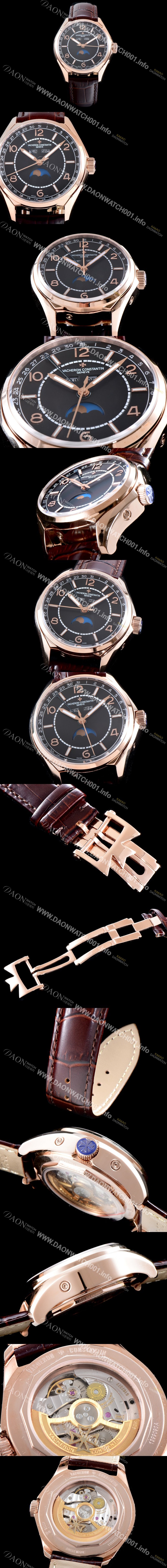 홍콩명품 [바쉐론콘스탄틴] 남성용 2019 SIHH신제품!! 피프티식스 4000E/000R-B438 컴플리트 캘린더 데이-데이트 문페이즈 블랙 다이얼 오토매틱 무브먼트 VAC0200