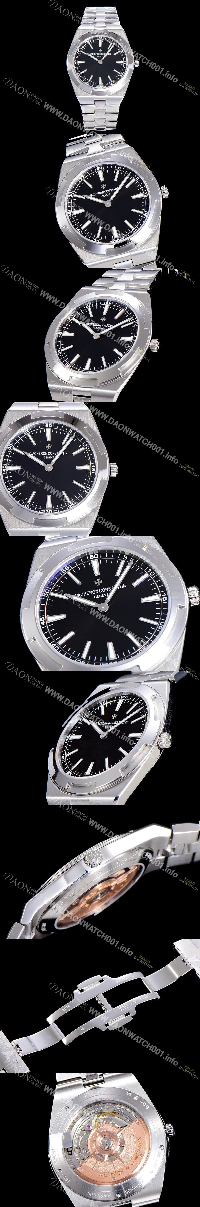 홍콩명품 [바쉐런콘스탄틴] 남성용 오버시즈 오토매틱 CAL.1120/1 메탈줄 40미리 블랙다이얼 VAC73992