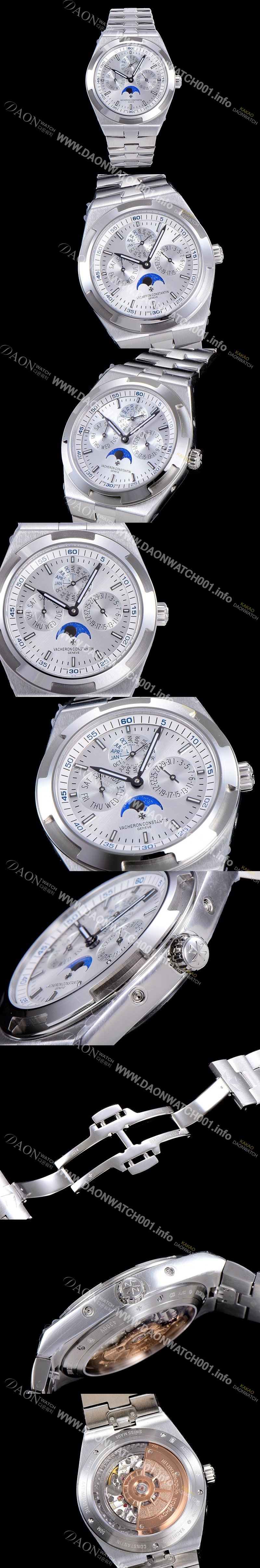 홍콩명품 [바쉐런 콘스탄틴] 남성용 오버시즈 4300V 오토매틱 1120QP/1타입 41.5미리 메탈케이스 실버다이얼 VAC73732