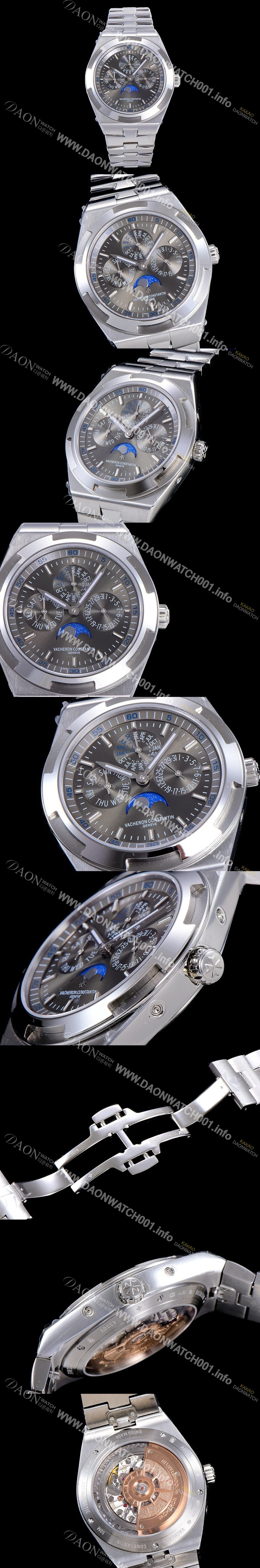 홍콩명품 [바쉐런 콘스탄틴] 남성용 오버시즈 4300V 오토매틱 1120QP/1타입 41.5미리 메탈케이스 그레이다이얼 VAC73744