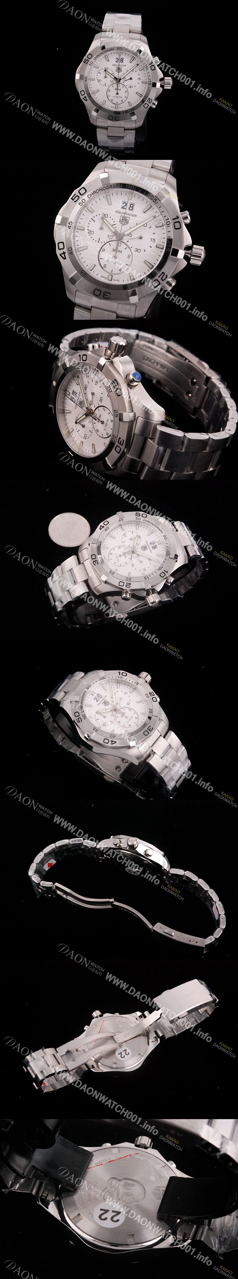 홍콩명품 [태그호이어] 남성용 아쿠아레이서 쿼츠 크로노그래프 TAG4201