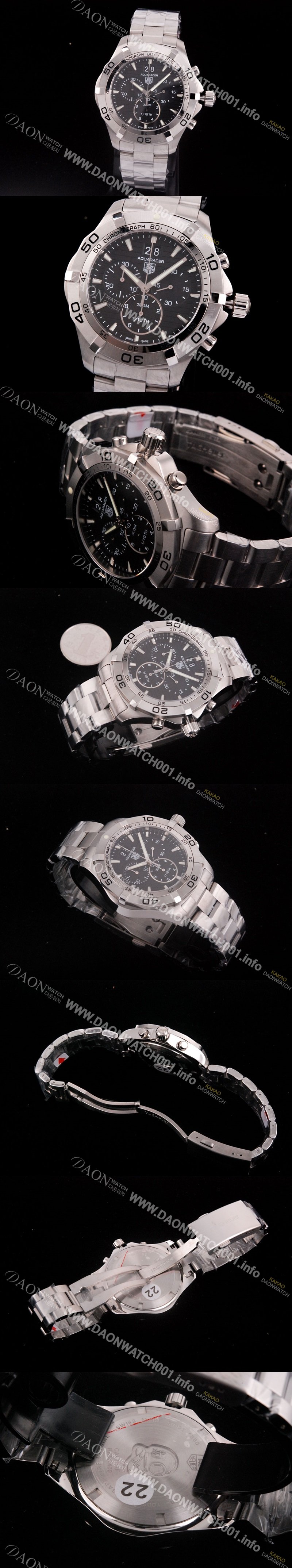 홍콩명품 [태그호이어] 남성용 아쿠아레이서 쿼츠 크로노그래프 TAG4200