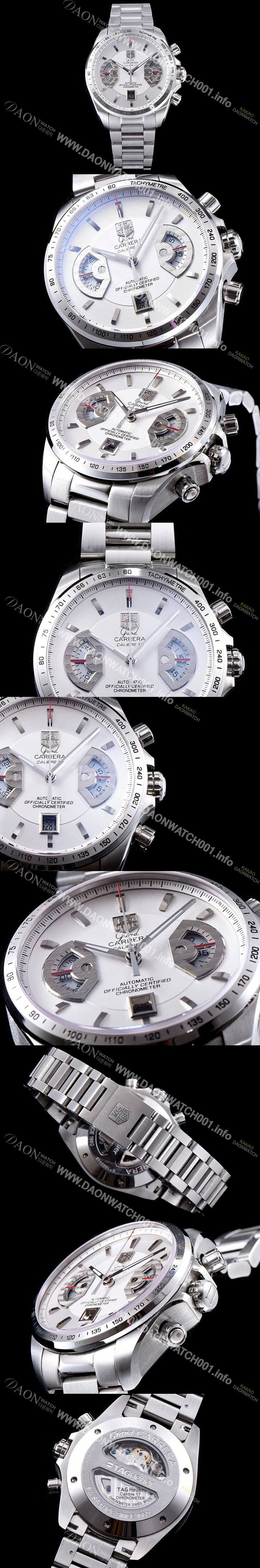 홍콩명품 [태그호이어] 남성용 그렌드 카레라 칼리버 17 ASIA 7750 오토매틱 wa TAG4241