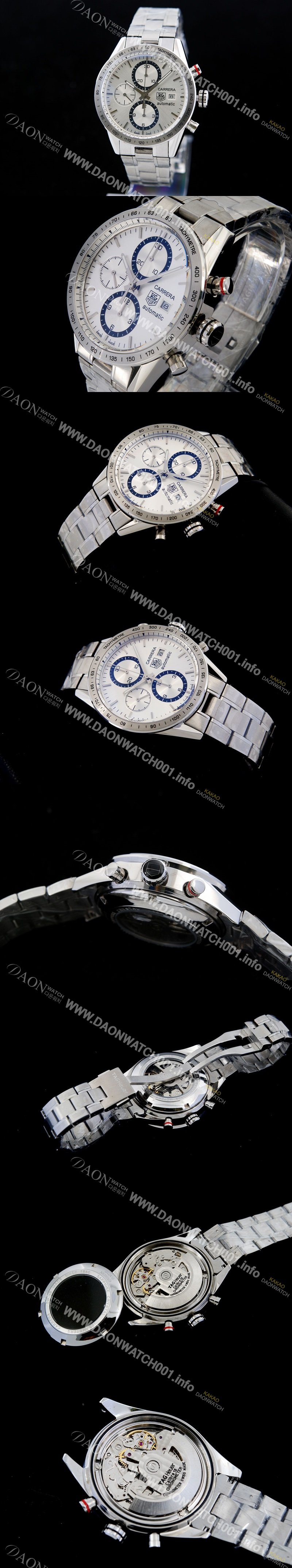 홍콩명품 [태그호이어] 남성용 뉴 까레라 크로노그래프 타키메터 TAG4210