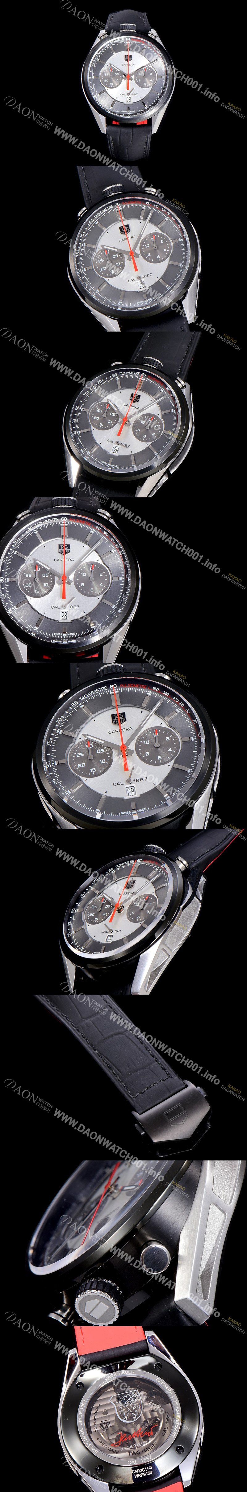 홍콩명품 [태그호이어] 남성용 까레라 1887 크로노 SS 오토매틱 그레이 다이얼 TAG4233