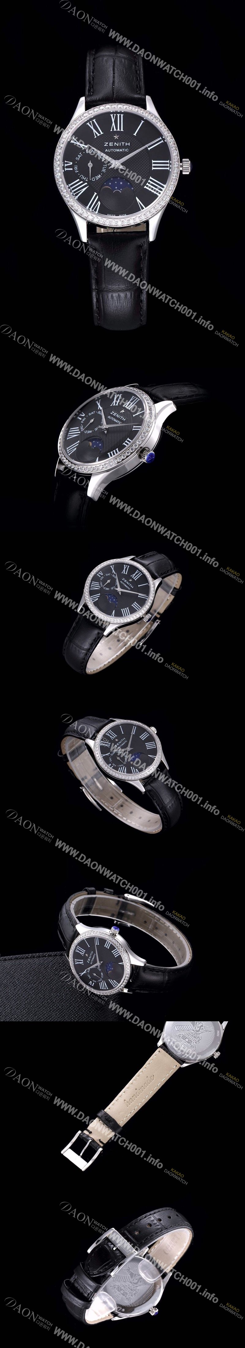 홍콩명품 [제니스] 남성용 16.2310.69202.C706 스위스 쿼츠 쥬얼리 베젤 블랙 다이얼 ZEN043