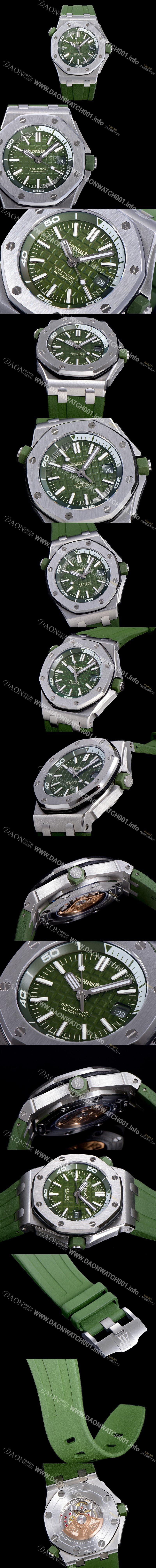 홍콩명품 [오데마피게] 남성용 옐로 세라믹 다이버!!로얄오크 오프쇼어15710ST.OO.A038CA.01 옐로 와플 다이얼 오토매틱 무브먼트 AUD12270