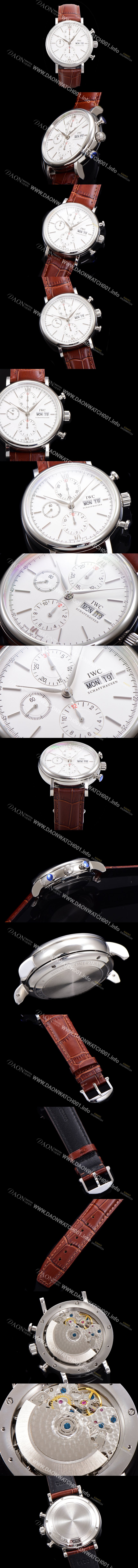 홍콩명품 [아이더블유씨] 남성용 포르토피노 IW391001 오토매틱 무브먼트 42미리  화이트 다이얼 IWC71011