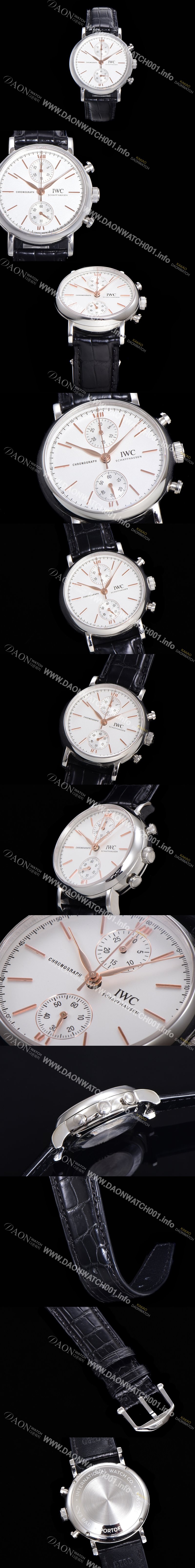 홍콩명품 [아이더블유씨] 남성용 포르토피노 IW391406 화이트 다이얼 39미리 악어가죽 7750 오토매틱 무브먼트 IWC76293