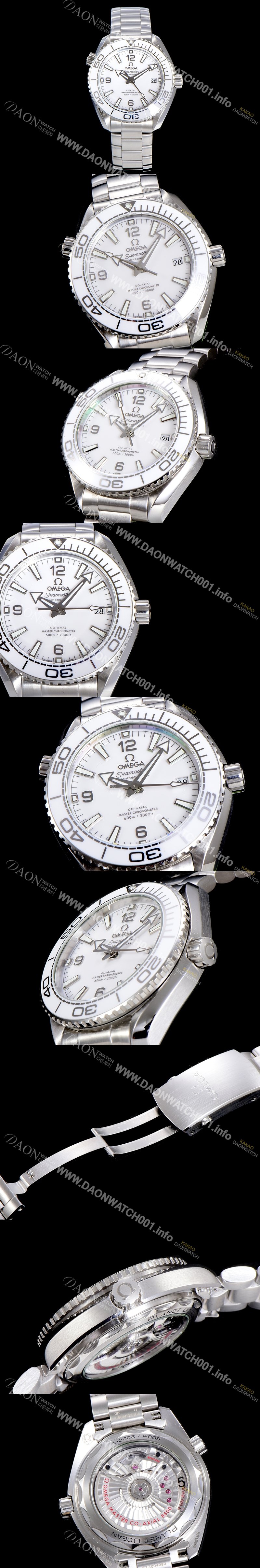 홍콩명품 [오메가] 남성용 씨마스터 215.33.40.20.04.001 플라넷 오션 600M Co-Axial Master 42미리 오토매틱 화이트다이얼 OMG98027