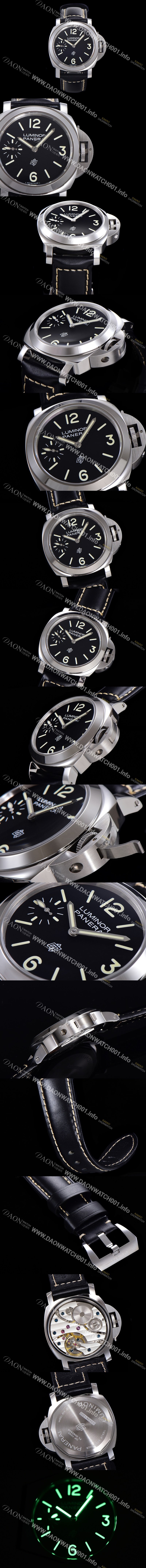 홍콩명품 [파네라이] 남성용 루미노르 PAM01084 마리나 블랙다이얼 44mm 수동형 무브먼트 PAN00547