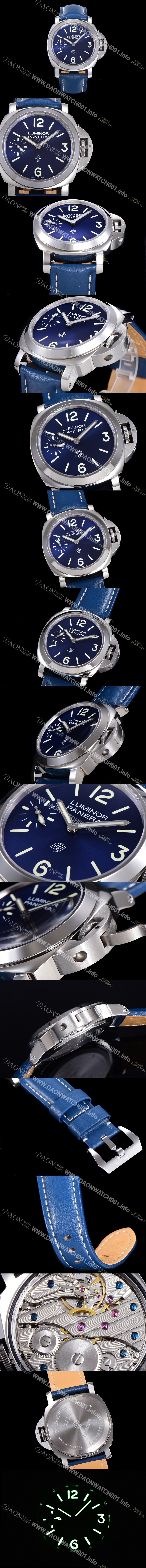 홍콩명품 [파네라이] 남성용 루미노르 스페셜 에디션 PAM01085  블루 마레로고 44mm 블루 다이얼 신형 PANERAI Cal. P.6000 Type 수제공정형 튜닝완료 무브먼트 PAN02171