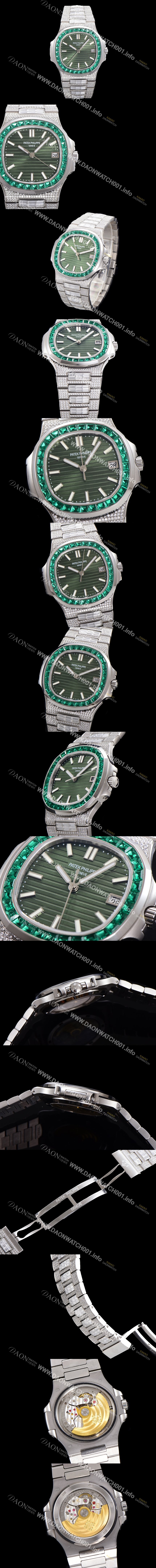 홍콩명품 [파텍필립] 남성용 1:1수제공정 5711 노틸러스 40mm Cal.324 오토매틱 보석다이얼 pat8986