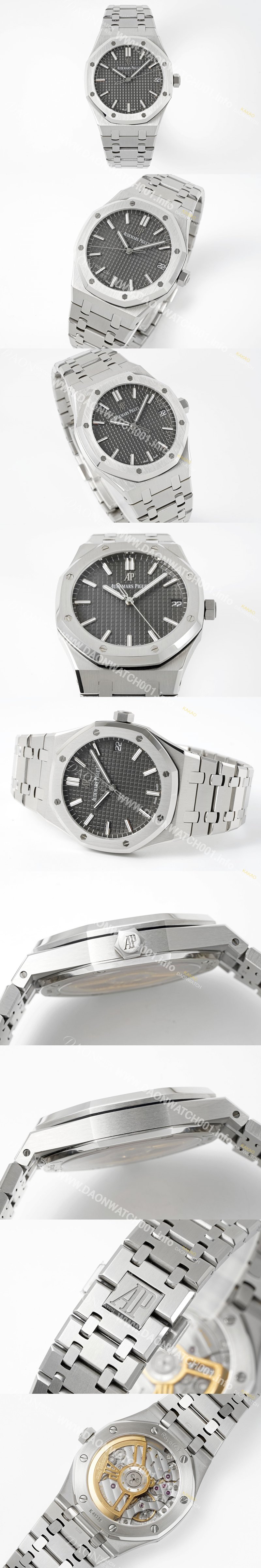 홍콩명품 [오데마피게] 남성용 로얄오크 15500ST.OO.1220ST.02 41mm 오토매틱 Cal.4302 무브먼트 그레이 다이얼 aud6539