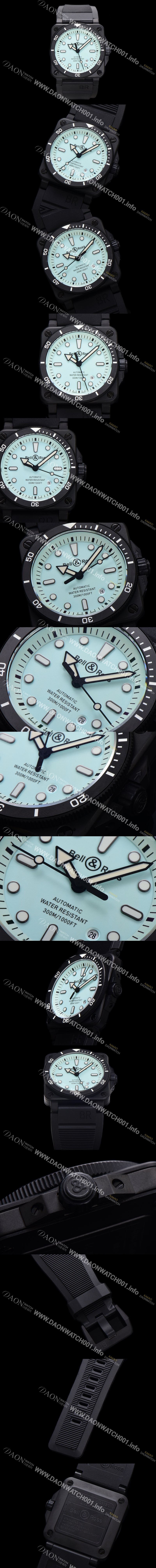 홍콩명품 [벨엔로즈] 남성용 인스트루먼트03 BR03A-D-LM-CESRB 오토매틱 9015타입 42mm 세라믹 우레탄줄 블루 다이얼 bel4111