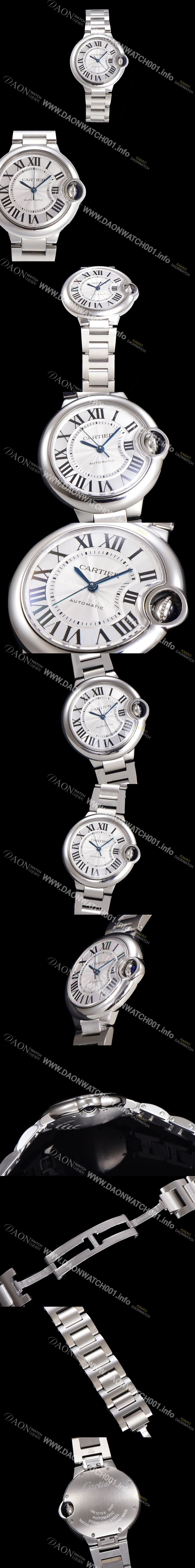 홍콩명품 [까르띠에] 여성용 신상 발롱블루 W6920071 화이트 다이얼 33mm 오토매틱 무브먼트 CAR0148