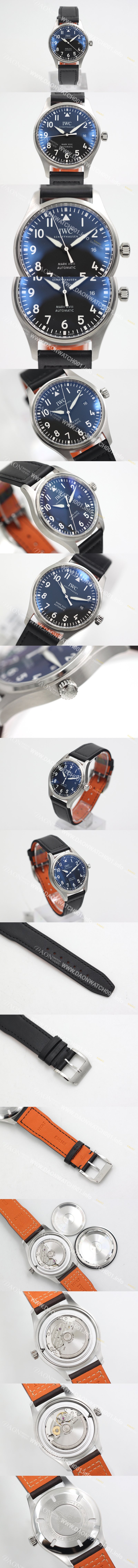 홍콩명품 [아이더블유씨] 남성용 파일럿 워치 마크 XVIII IW327004 어린왕자 에디션 센트럴 해킹 세컨즈 40mm 블랙 다이얼 오토매틱 무브먼트 iwc4076