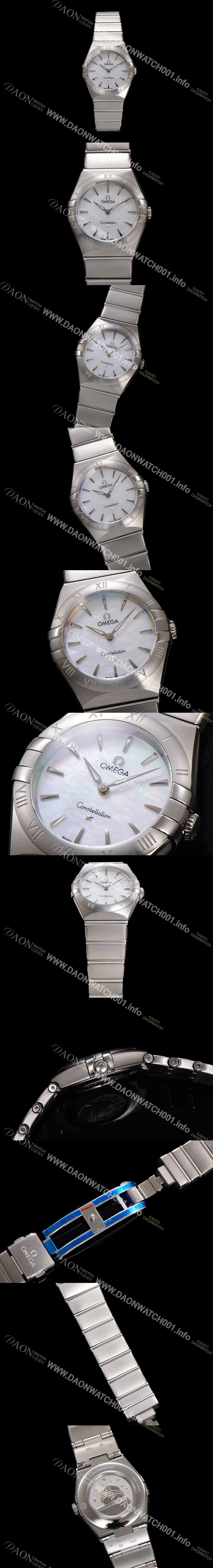 홍콩명품 [오메가] 여성용 컨스틀레이션 131.10.28.60.05.001 쿼츠 무브먼트 28mm 화이트 자개 다이얼 omg0143