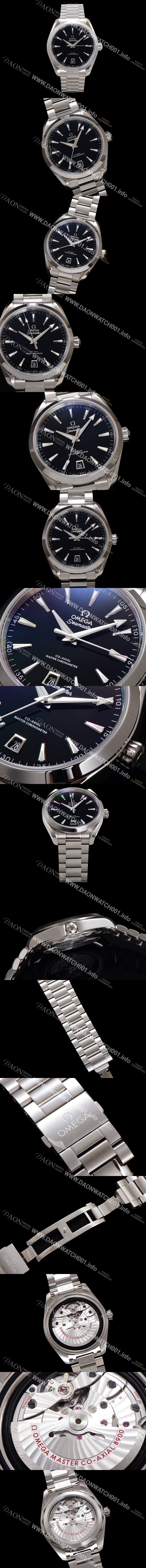 홍콩명품 [오메가] 남성용 시마스터 220.10.41.21.01.002 아쿠아테라 150M 마스터 크로노미터 41mm 오토매틱 Cal.8900타입 블랙 다이얼 omg0179