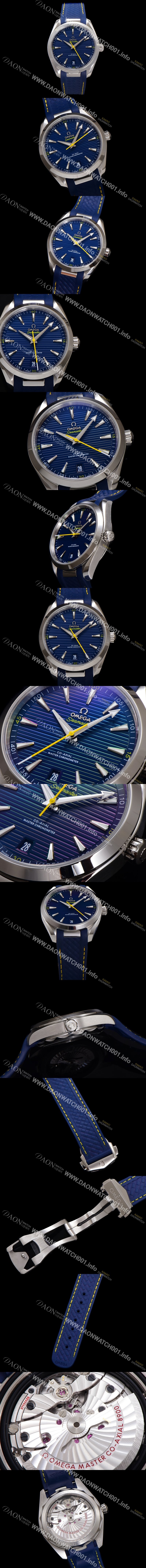 홍콩명품 [오메가] 남성용 시마스터 220.12.41.21.03.009 아쿠아테라 150M 마스터 크로노미터 41mm 아르망