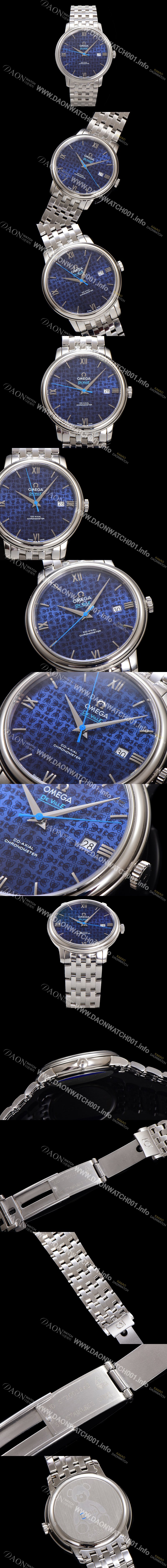 홍콩명품 [오메가] 남성용 드빌 프레스티지 오르비스 에디션 424.10.40.20.03.003 오토매틱 Cal.8800타입 39.5mm 메탈줄 블루 다이얼 omg20198