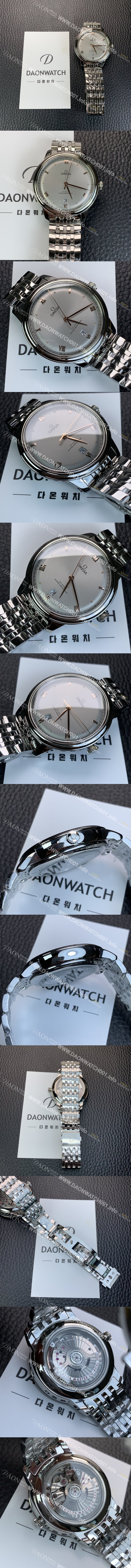 홍콩명품 [오메가] 남성용 드빌 프레스티지 434.10.40.20.06.001 오토매틱 Cal.8800타입 40mm 메탈줄 그레이 다이얼 omg20211