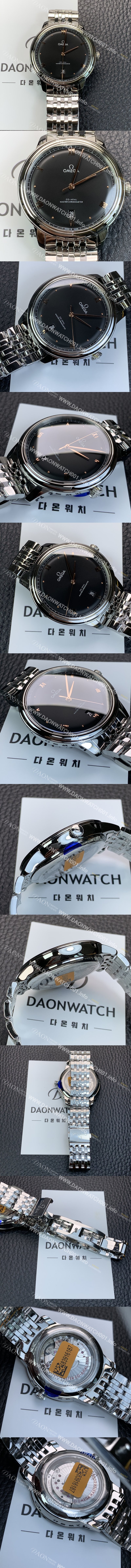 홍콩명품 [오메가] 남성용 드빌 프레스티지 434.10.40.20.01.001 오토매틱 Cal.8800타입 40mm 메탈줄 블랙 다이얼 omg20212