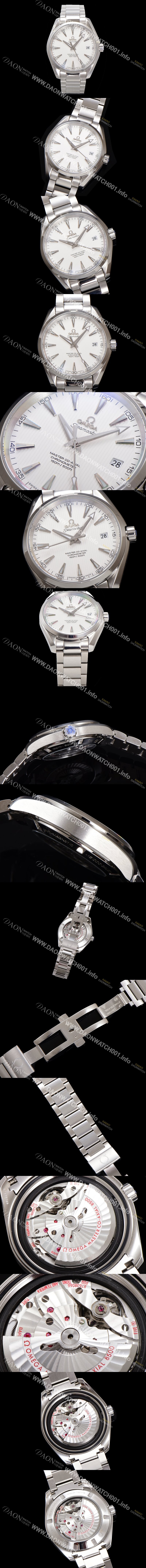 홍콩명품 [오메가] 남성용 씨마스터 231.10.42.21.02.003 아쿠아테라 마스터 150M 코-액시얼 41.5mm 실버 다이얼 오토매틱 무브먼트 omg20224