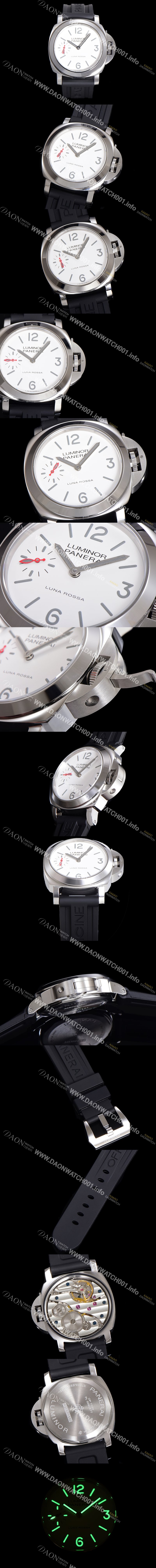 홍콩명품 [파네라이] 남성용 루미노르 PAM01342 화이트 다이얼 44mm 오토매틱 수동형 무브먼트 PAN4827